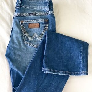 Wrangler Bootcut Jeans, Size: 7x32